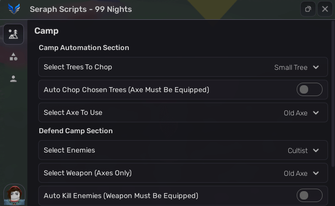 Seraph Script | Godmode, Auto Kill, Auto chop