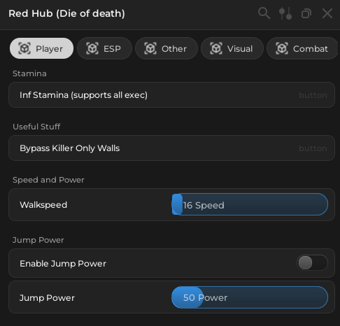 Die Of Death Script Bypass Killer Only Walls
