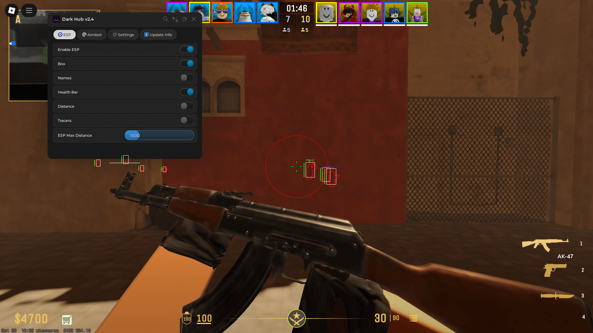 Defuse Division Dark Hub Script | Aimbot ESP