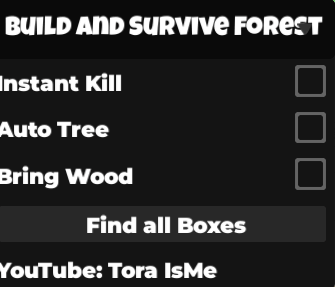 Build And Survive Forest Script Instant Kill