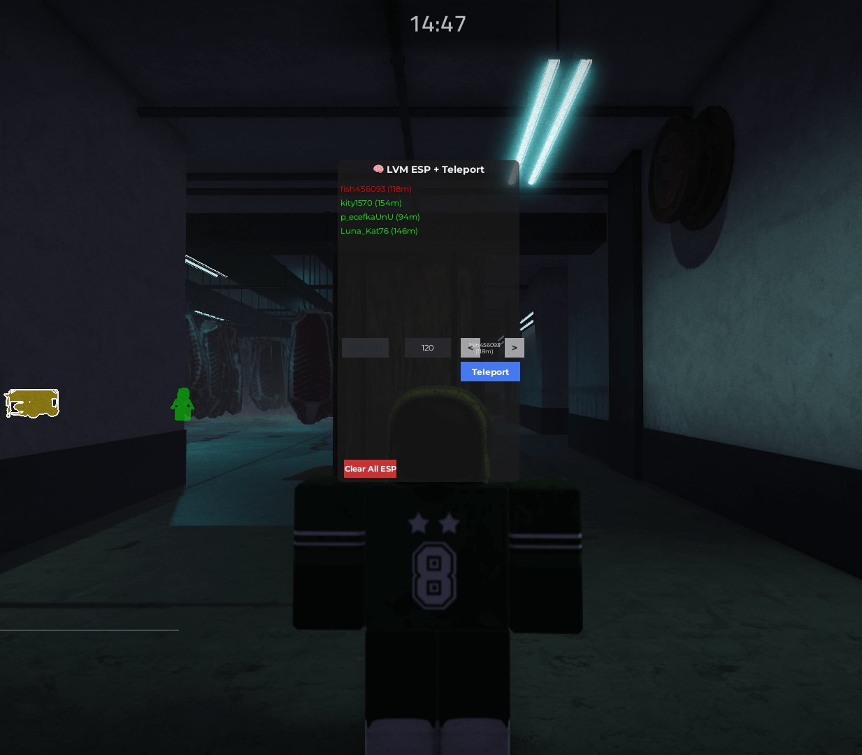LVM ESP + Teleport Script