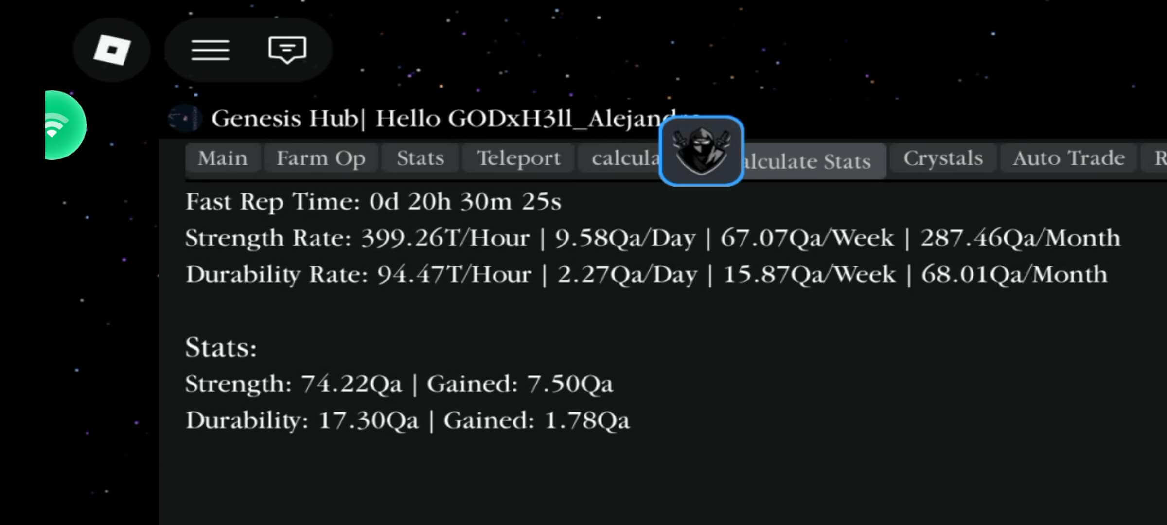 Genesis Hub Script | Strength rate