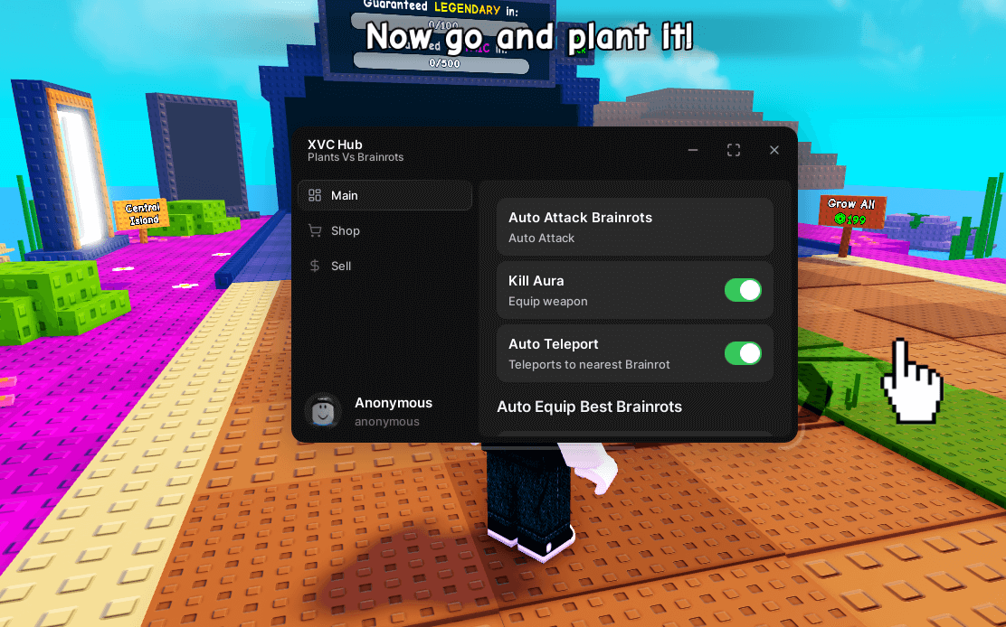XVC Hub Script | Auto Buy Seeds, Auto Buy Gears