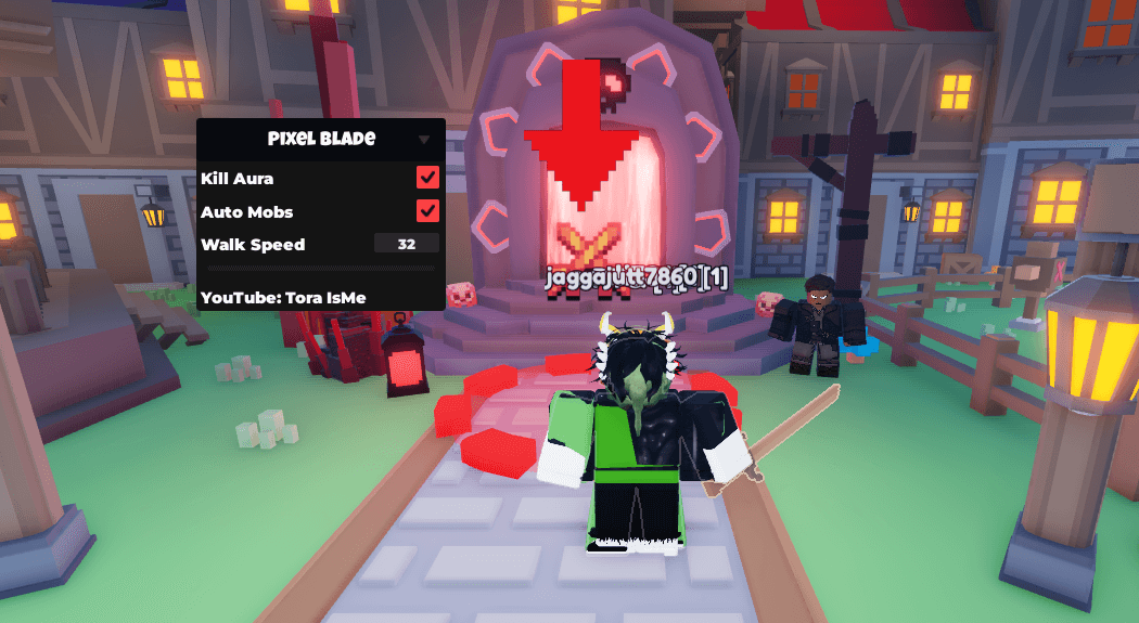 Pixel Blade Script | Kill Aura, Auto Mobs, Walk Speed type speed number