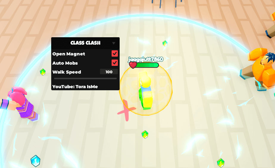 Class Clash Hub Script | Open Magnet, Auto Mobs, Walk Speed 32
