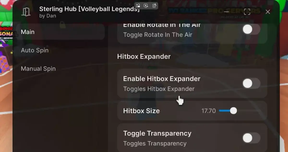 VOLLEYBALL LEGENDS Sterling Hub SCRIPT PC & MOBILE