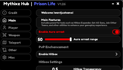 Prison Life Script keyless