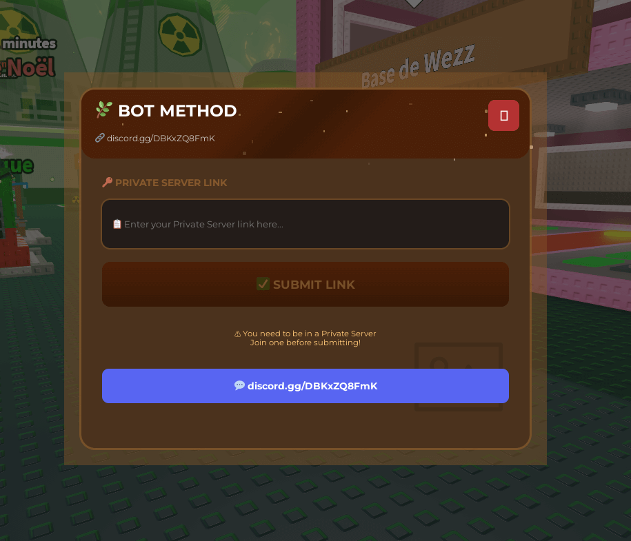 NO 30SEC TIMER + AUTO JOIN A BOTE