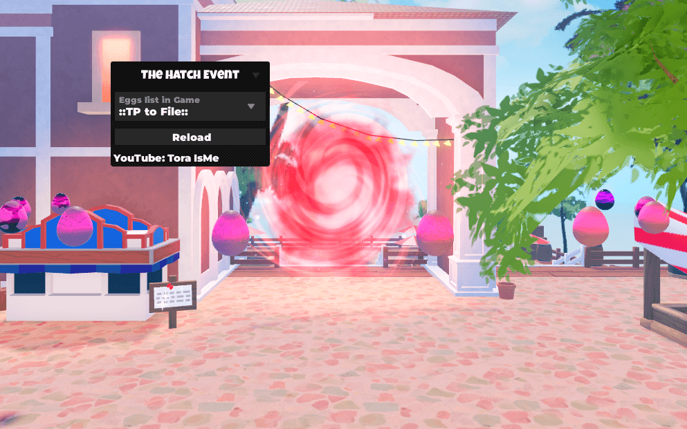 The Hatch Event script | Reload Gui, Eggs List In Game