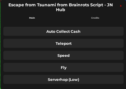 EScape from tsunami from brainrots script keyless