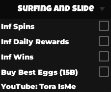 Surfing And Slide Script - inf spins