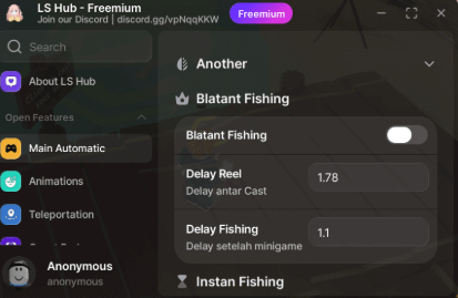 Fish it Script keyless - Delay reel, blantant fishing