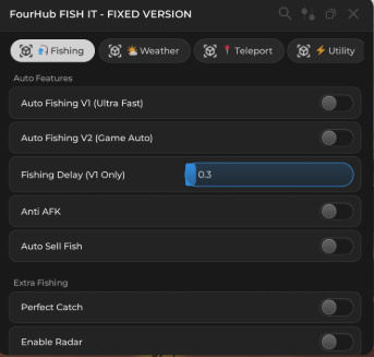 Fish it Script by four hub
