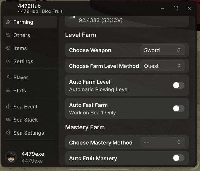 [KEYLESS] Blox Fruits 4479Hub