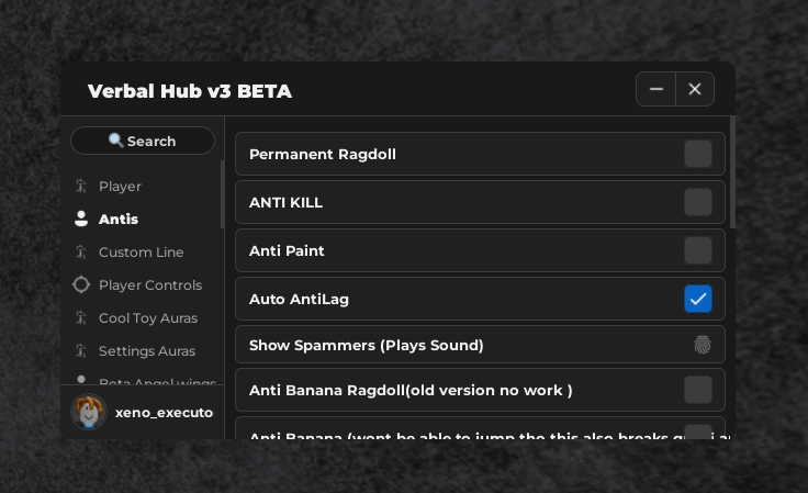 Verbal Hub v3 keyless script for FTAP