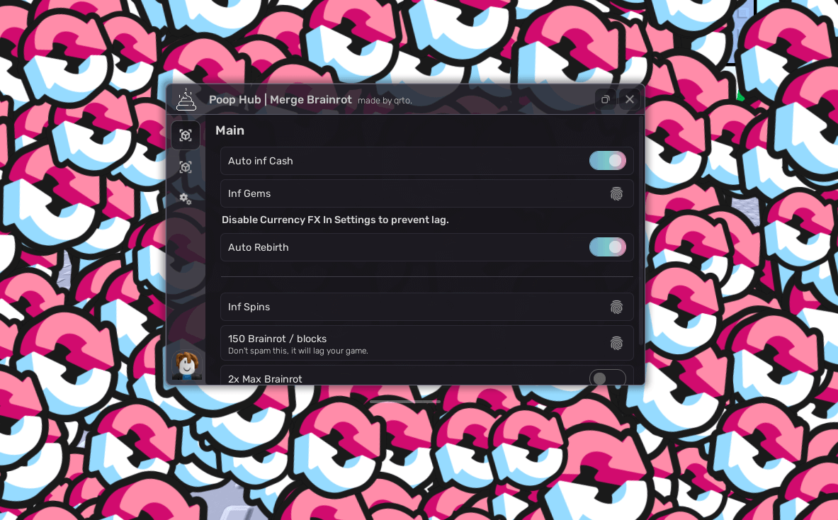 Merge Brainrot inf cash Script | Inf Gems, AUto Rebirth