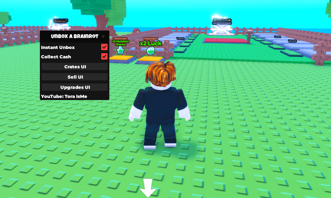 Unbox A Brainrot Script | Collect Cash, Crates UI, Sell UI