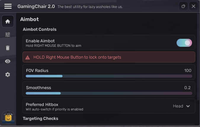 Gaming Chair - a universal aimbot script