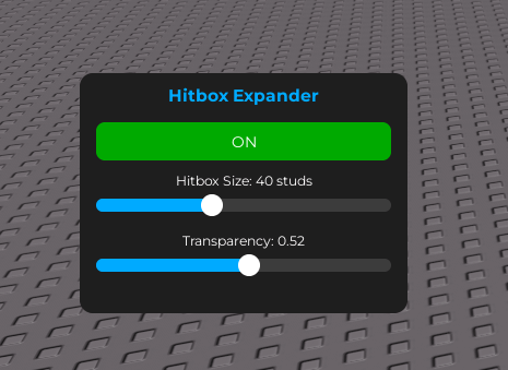 Universal Hitbox Expander Simple script