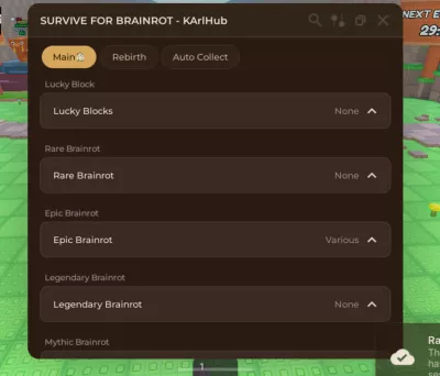 Survive lava for brainrot icon
