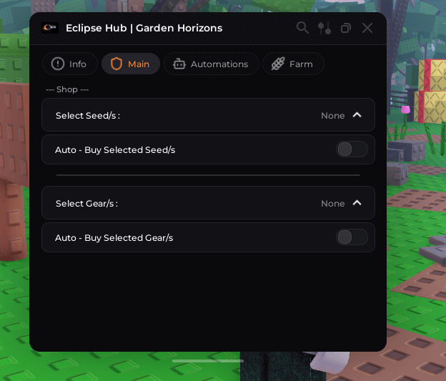 Eclipse Hub Garden Horizons Keyless Script Opensource