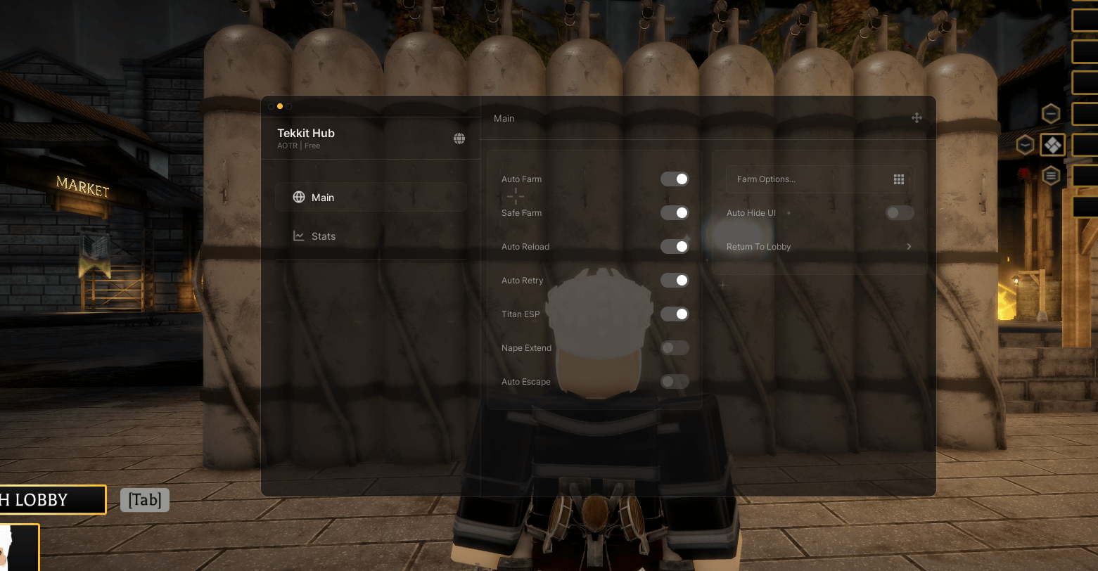 Tekkit Hub Script | Auto Farm, Safe Farm, Auto Reload