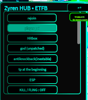 Zyren Hub ETFB Script keyless