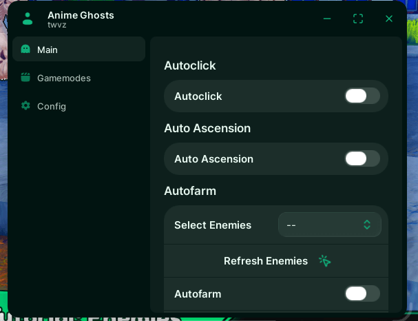 Anime Ghosts Script Keyless- Auto Click