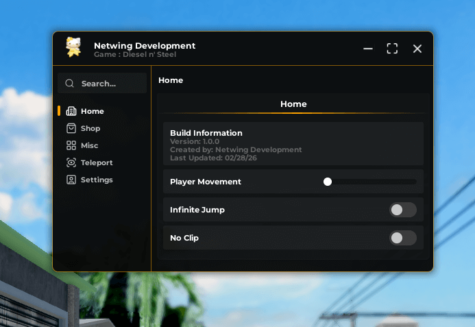 Diesel n Steal script Keyless by Netwing Development