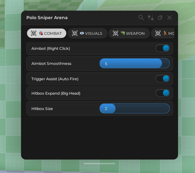Polo Sniper Arena Script Keyless - Auto Fire