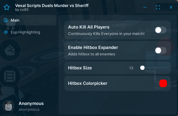 Murderers VS Sheriffs SCript keyless by vexal scripts