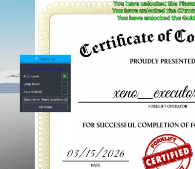 Become Forklift Certified Obby icon