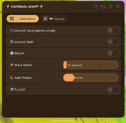 Universal Script Keyless - Infinite Yield (Admin Commands)
