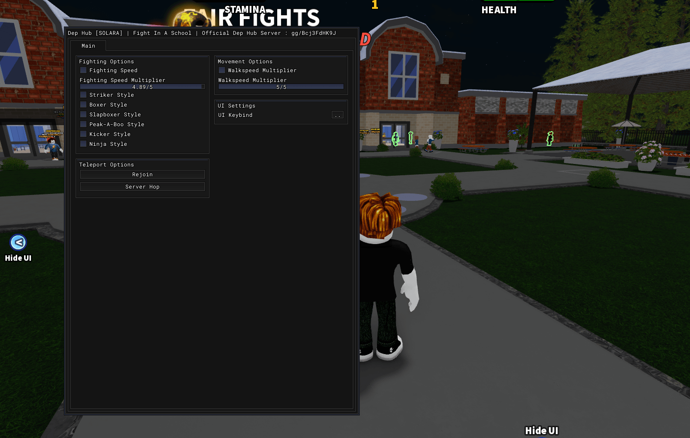Dep Hub Fight in a School Script Keyless