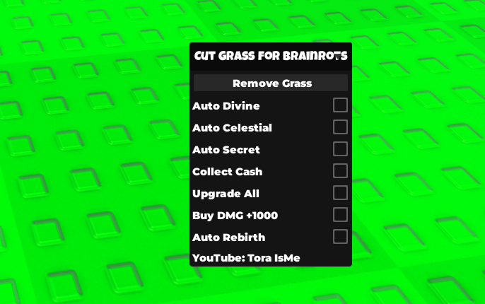 Cut Grass for Brainrots by Tora isme hub - Remove grass