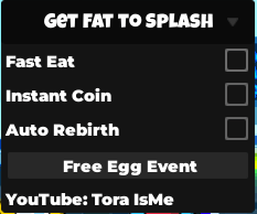 Get Fat to Splash Script - Fast Eat