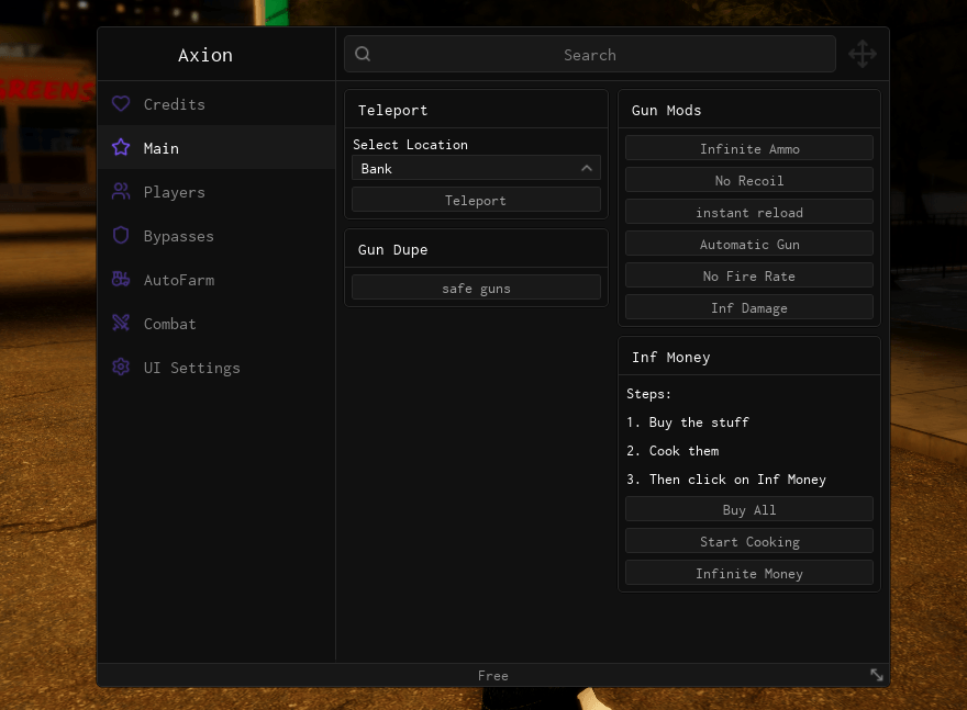 Tha Bronx 3 Script Keyless by Axion - Gun Mods | Xeno Scripts