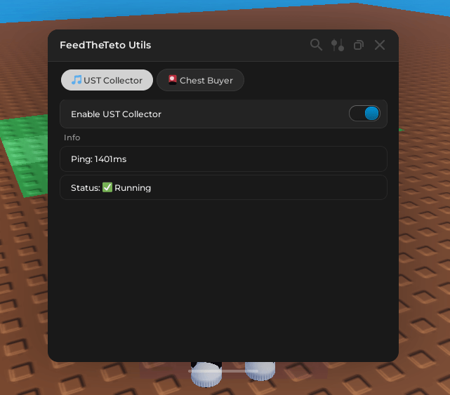 Feed the Teto Script = UST Collector