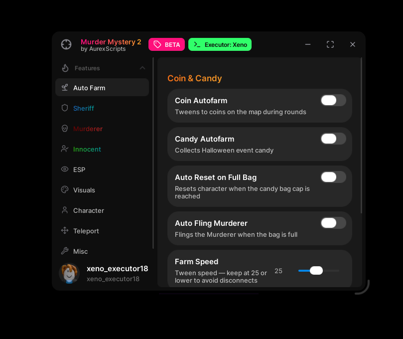 MM2 Script by AurexScripts - Candy Auto Farm
