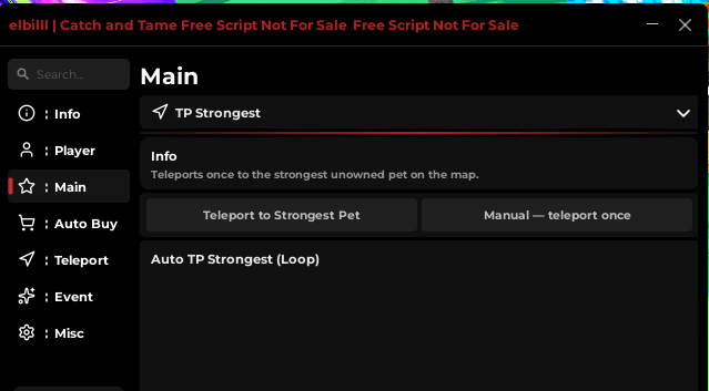 CAT Script keyless - Auto TP Strongest