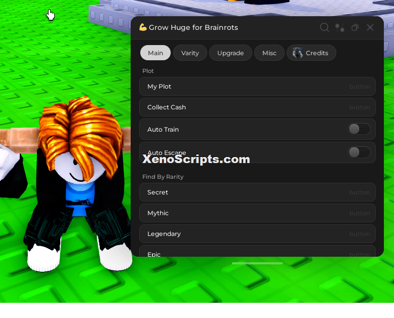 Grow Huge for Brainrots Script Keyless - Auto Train