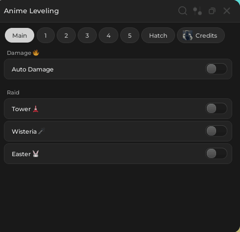 anime leveling Script keyless - Auto damage