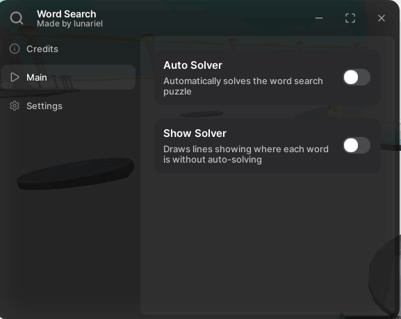 word search Script keyless - Auto solver