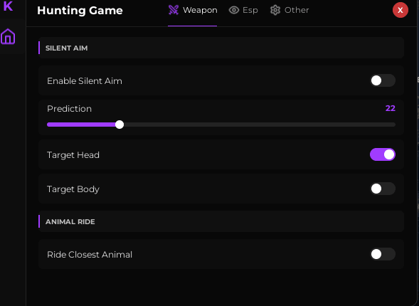 Hunting Game Script keyless