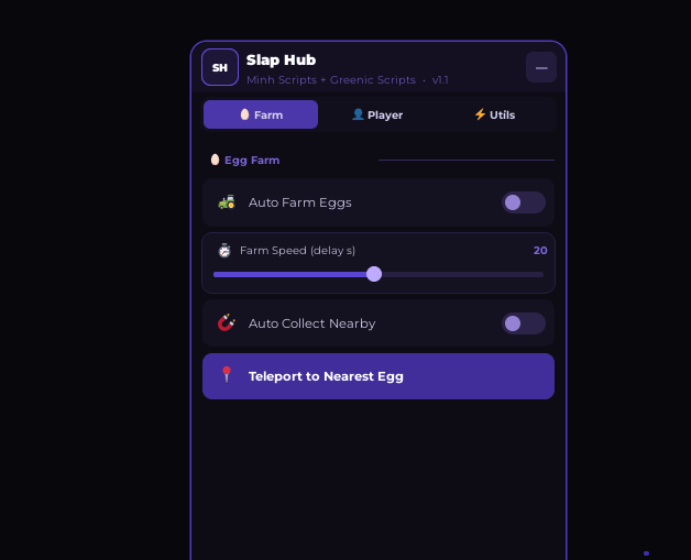 Ultimate Auto Farm Slap Hub GUI