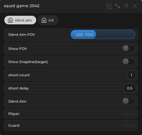 Squid Game 2042 Script keyless