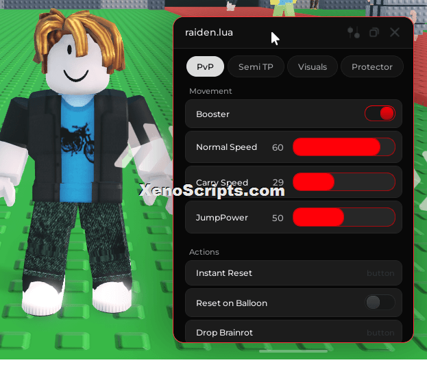 SAB OP Script PvP Keyless, Carry speed