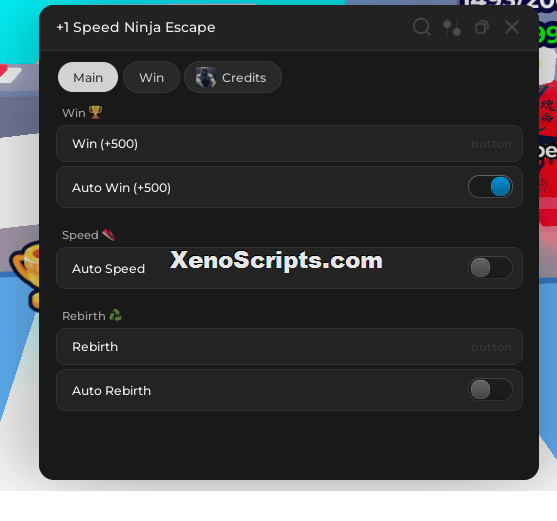 +1 Speed Ninja Escape Script - Auto Win