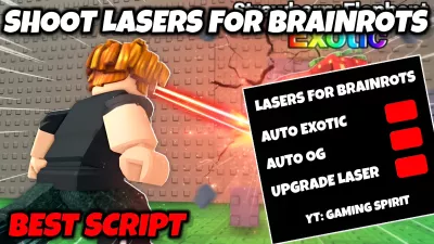 Shoot Lasers For Brainrots icon