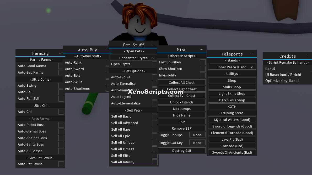 Ninja Legends Karma Farms OP Script (No Keys)